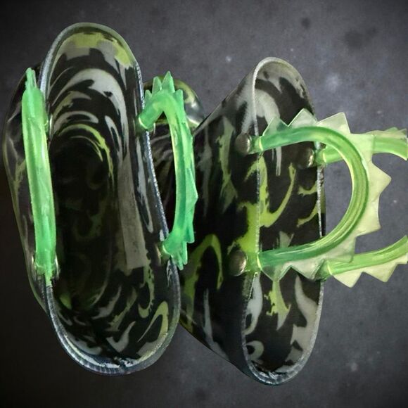 WESTERN CHEIF Toddler Wade Dinosaur Lighted Black Boots Size 10 - Picture 7 of 9